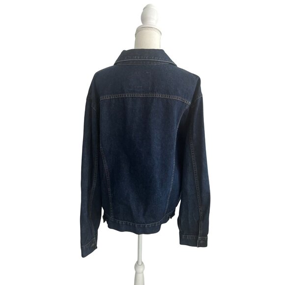 GAP Women's Blue Jeans Denim Jacket Size Large - Picture 2 of 5